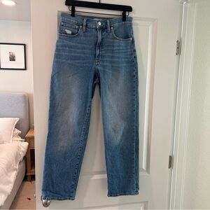 Madewell Perfect Vintage Straight Crop Jeans